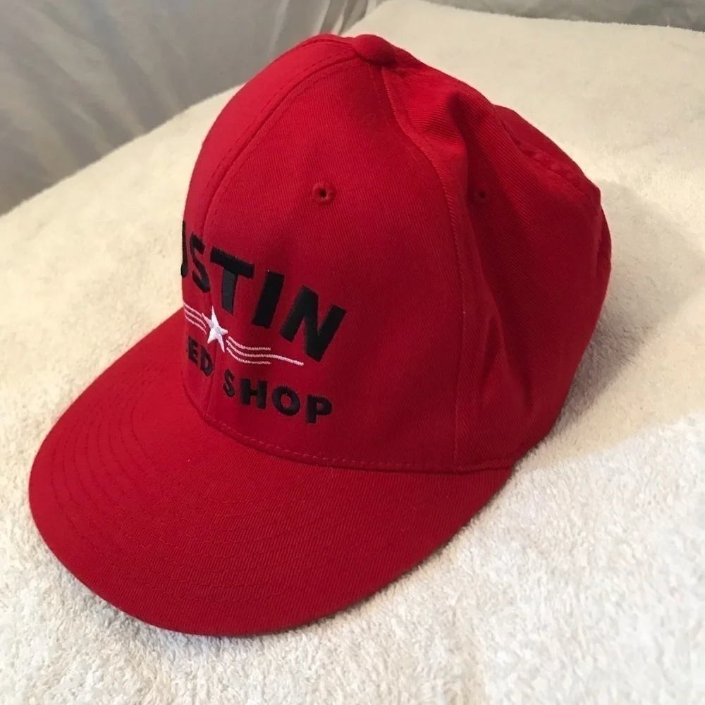 Yupoong FlexFit Austin Speed Shop S-M Red Cap